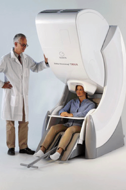 Image: The Elekta Neuromag TRIUX system (photo courtest Elekta).